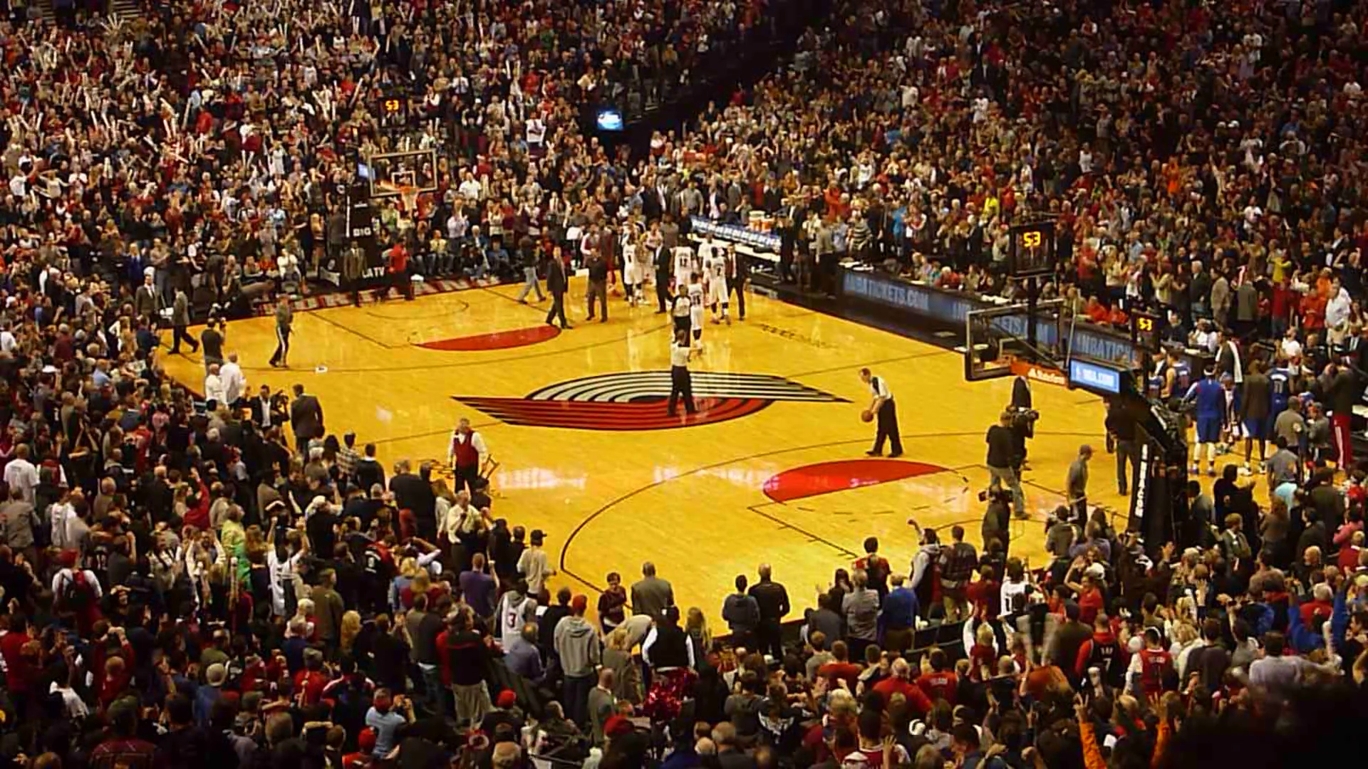 basketball stadium crowd cheering NBA game